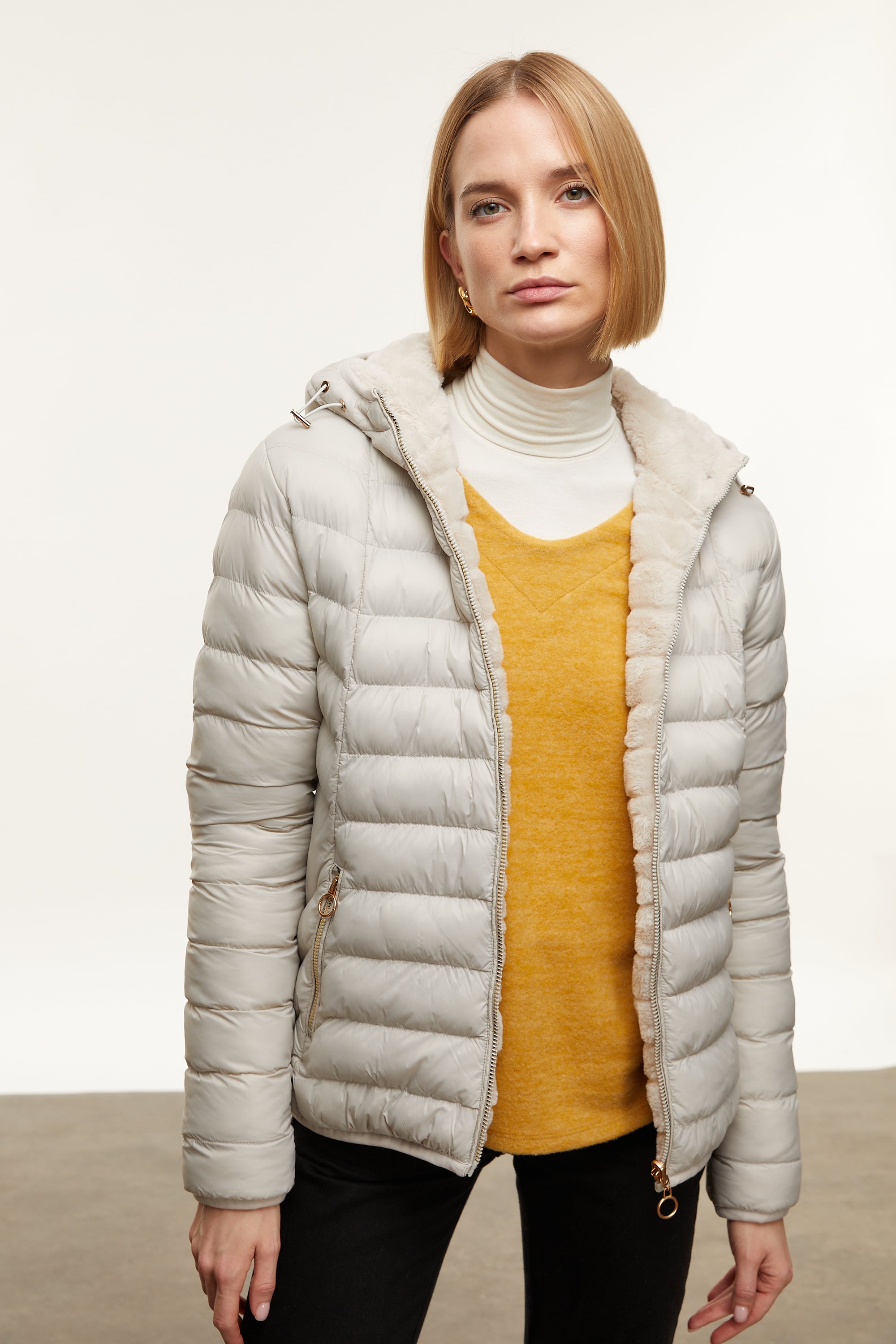 ÇİFT TARAFLI KAPÜŞONLU MONT