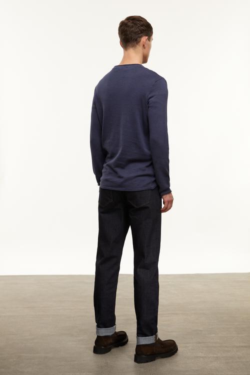  PAMUKLU BİSİKLET YAKA TRİKO KAZAK