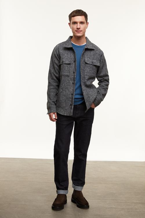  DİK YAKA GÖMLEK CEKET