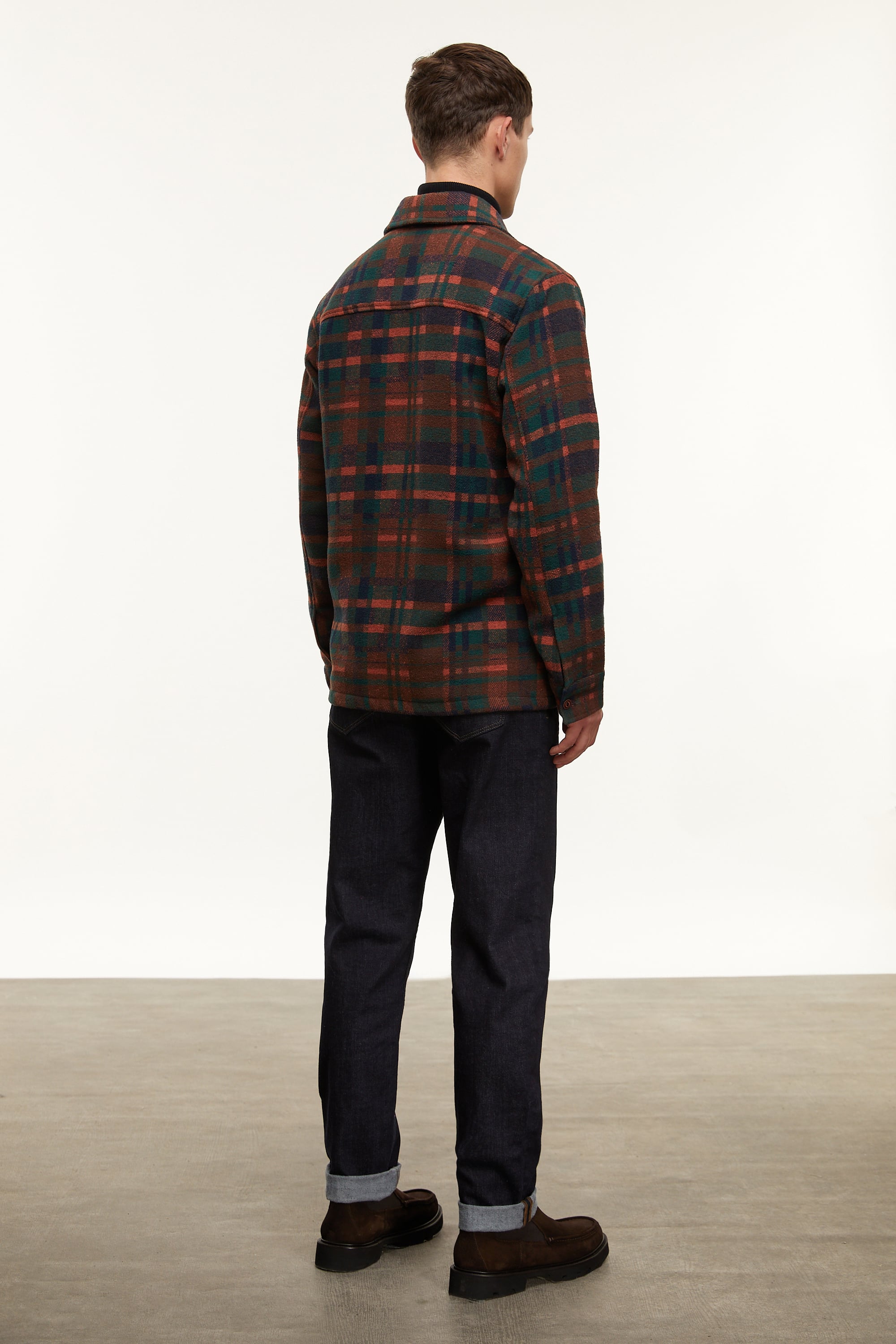 YÜN KARIŞIMLI EKOSELİ CEKET GÖMLEK