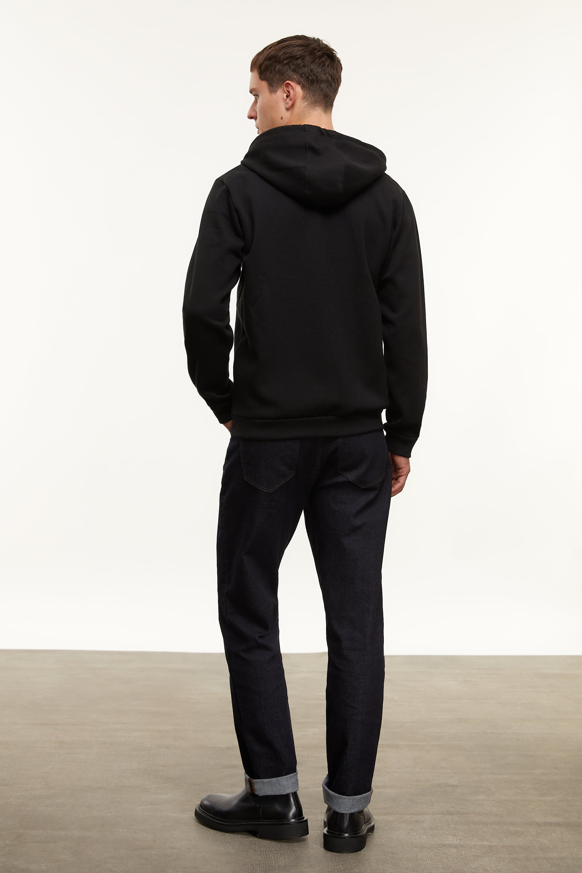 FERMUARLI KAPÜŞONLU SWEATSHIRT