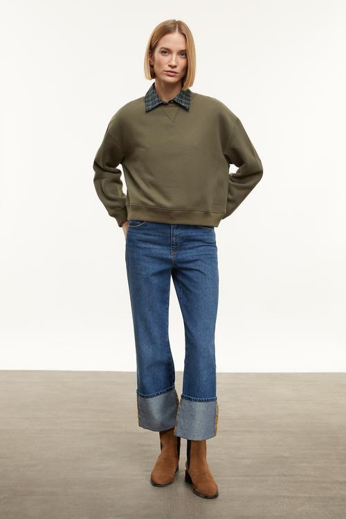  BİSİKLET YAKA SWEATSHIRT