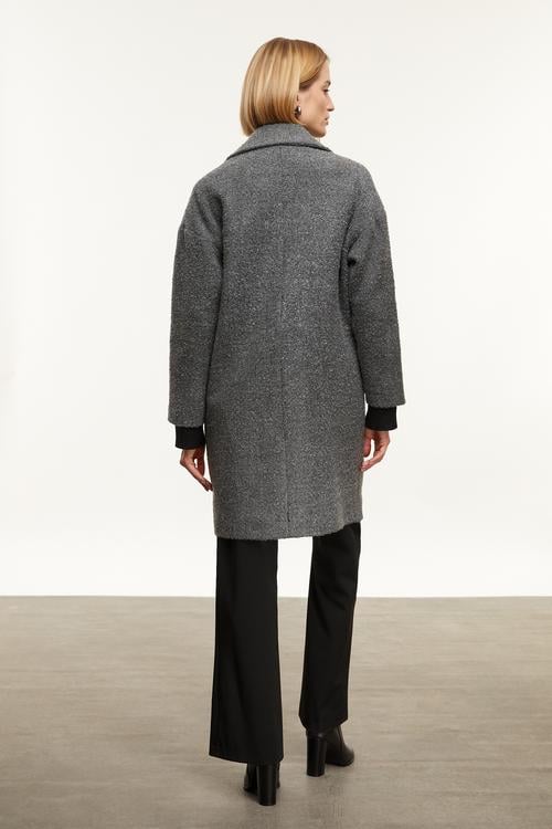  YÜN KARIŞIMLI KAŞE PALTO