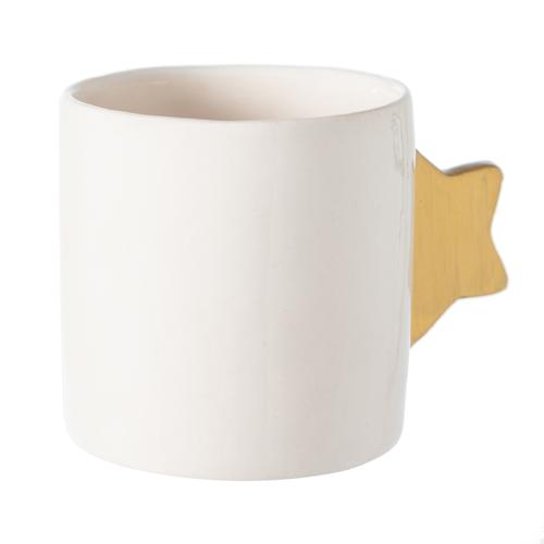  HANDMADE YILDIZ KULPLU FİNCAN 114 ML