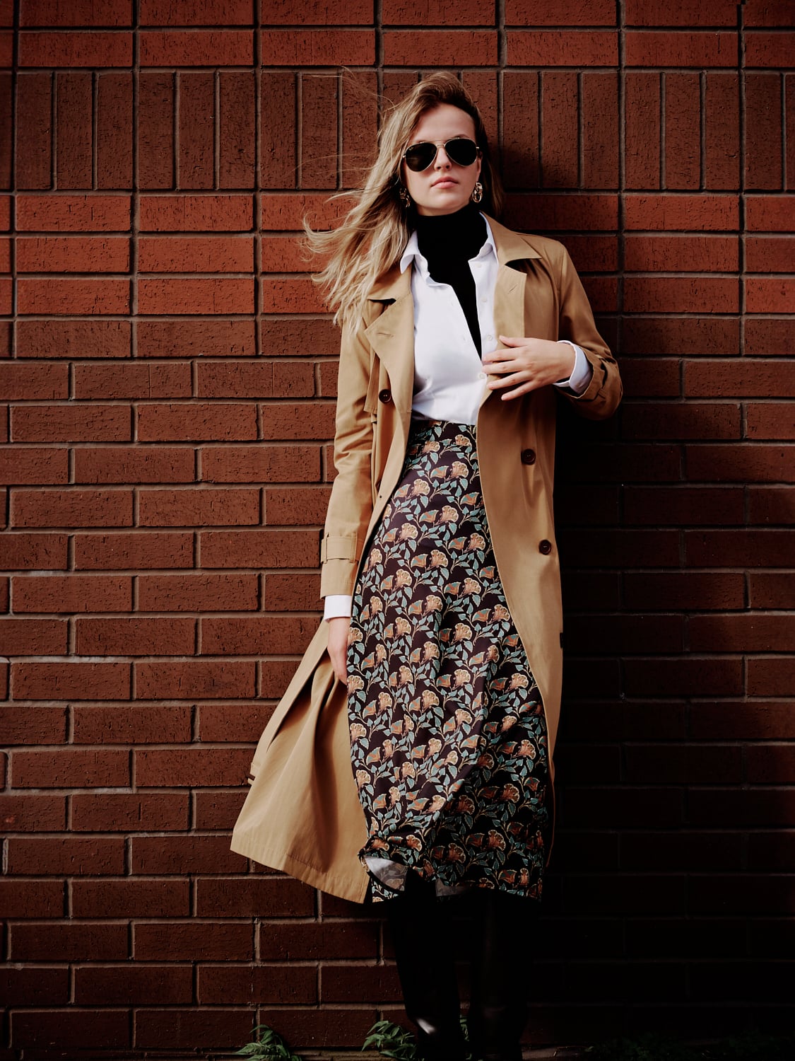 DESENLİ A FORM MİDİ ETEK