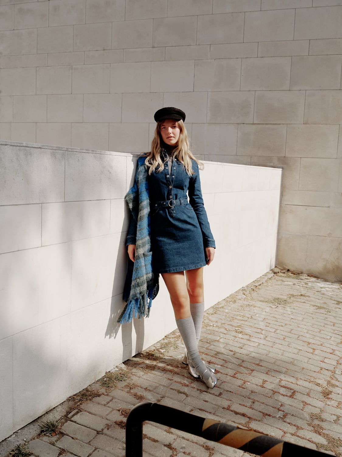 JEAN MİNİ GÖMLEK ELBİSE