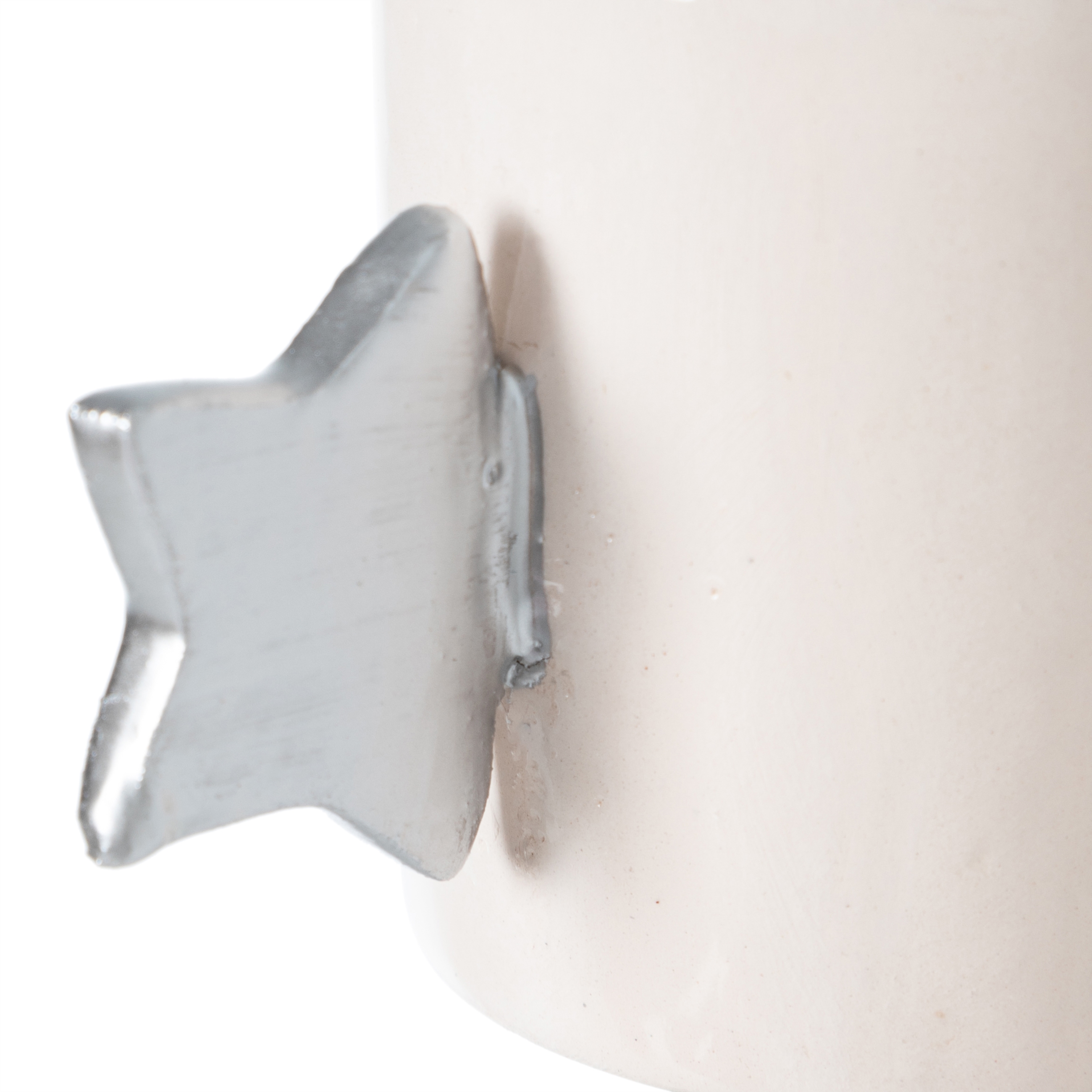 HANDMADE YILDIZ KULPLU FİNCAN SILVER 114 ML