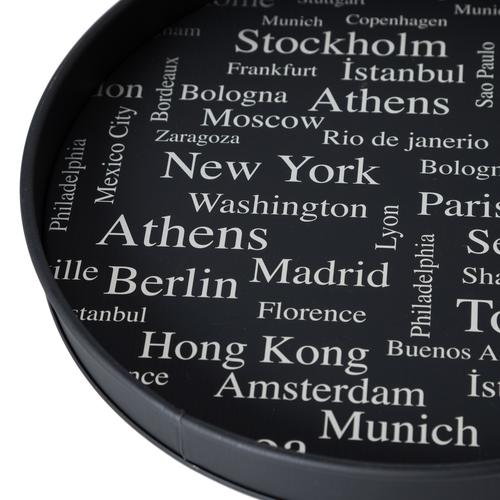  CITIES METAL TEPSİ 27CM