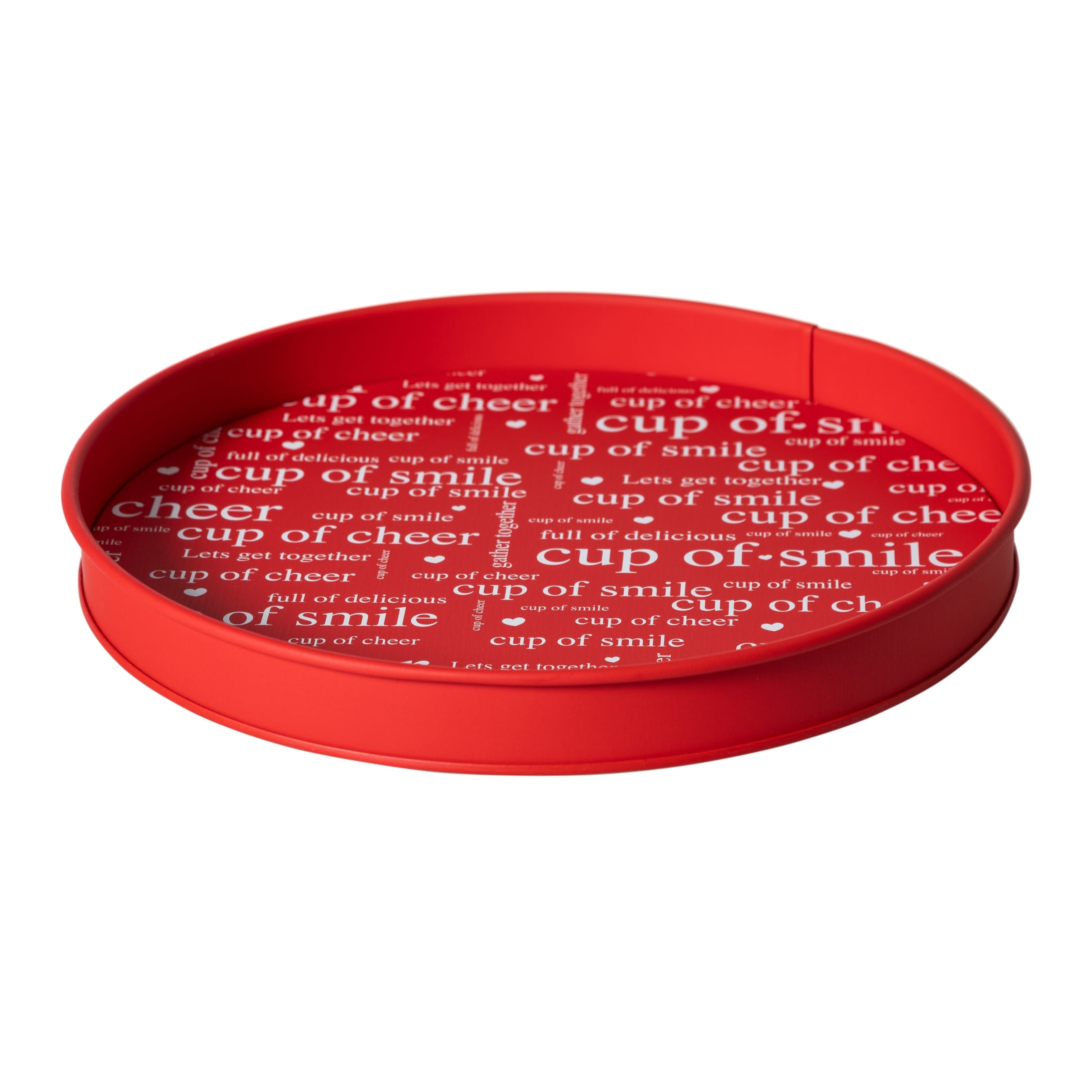 CUP OF SMILE METAL TEPSİ 27CM