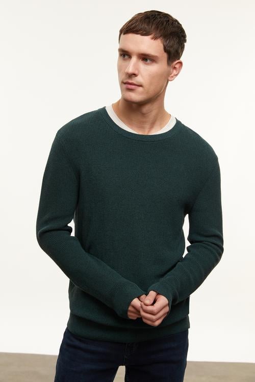  BİSİKLET YAKA TRİKO KAZAK