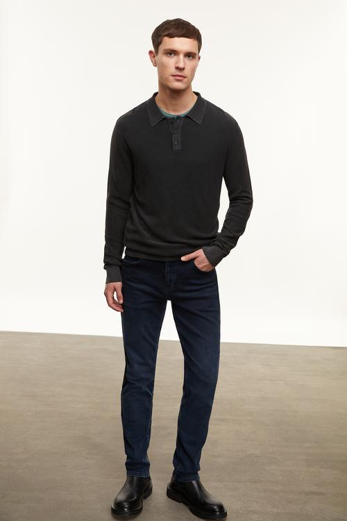  POLO YAKA TRİKO KAZAK