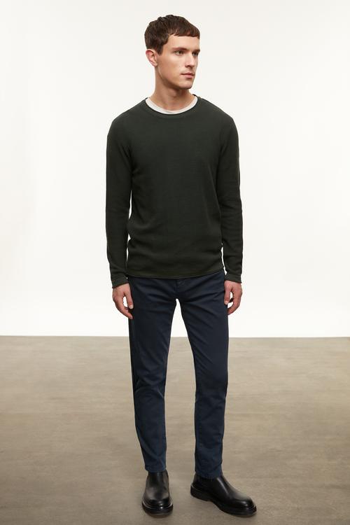  PAMUKLU BİSİKLET YAKA TRİKO KAZAK