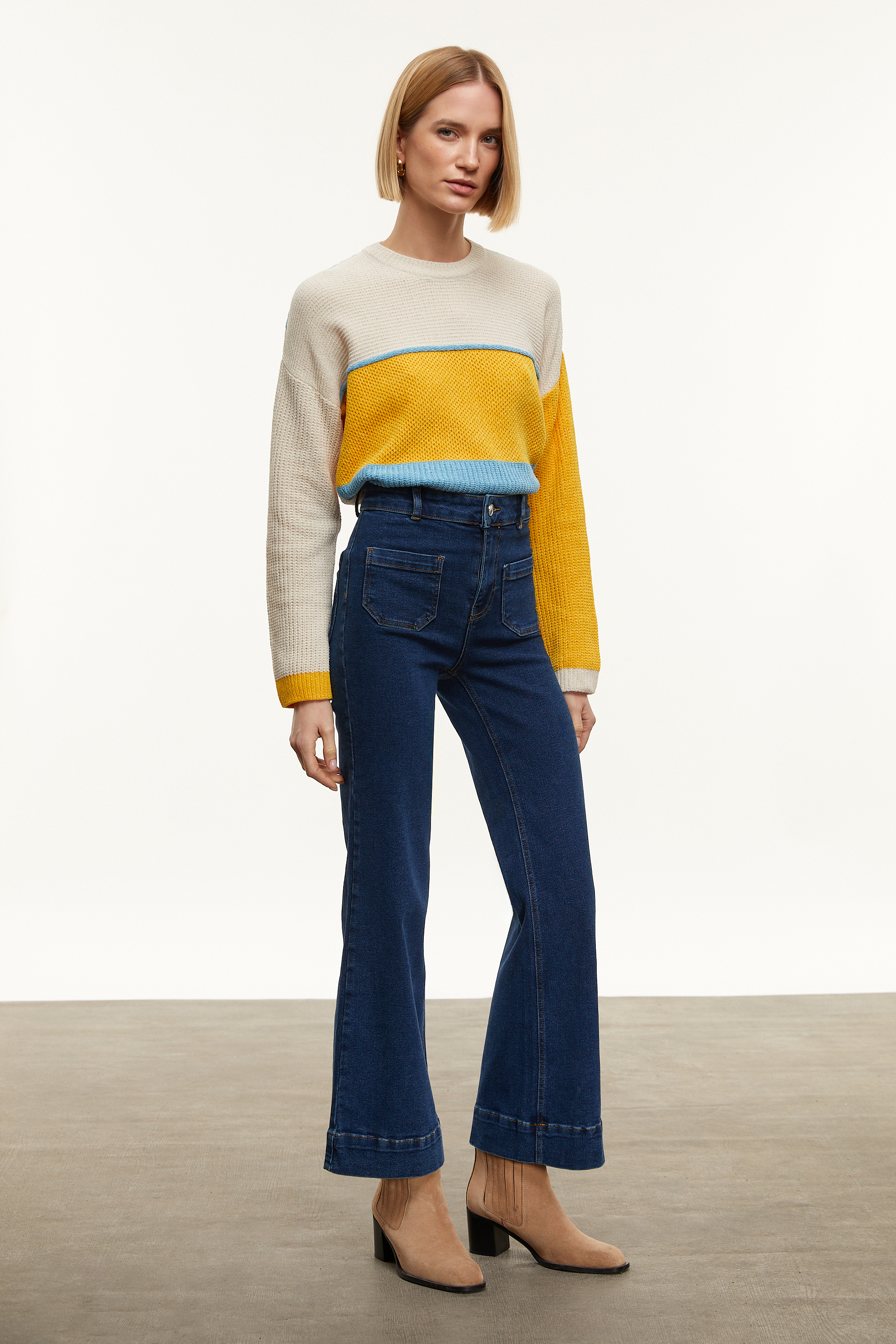 İSPANYOL PAÇA JEAN PANTOLON