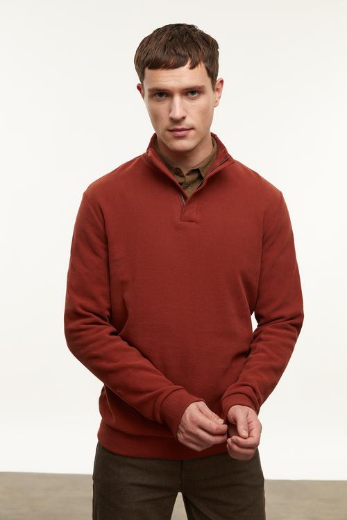  DİK YAKA SWEATSHIRT