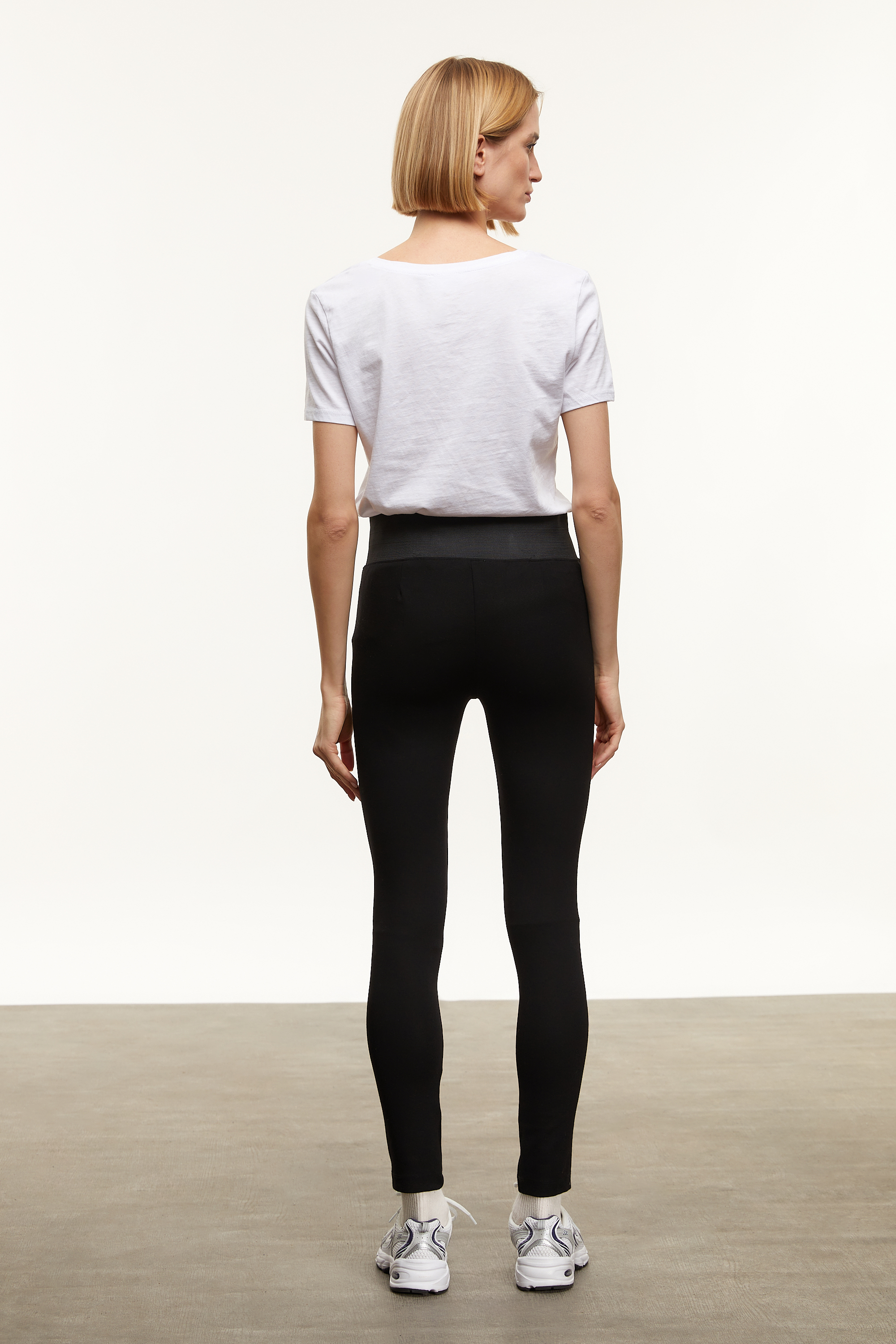 YÜKSEK BEL DİKİŞ DETAYLI TAYT