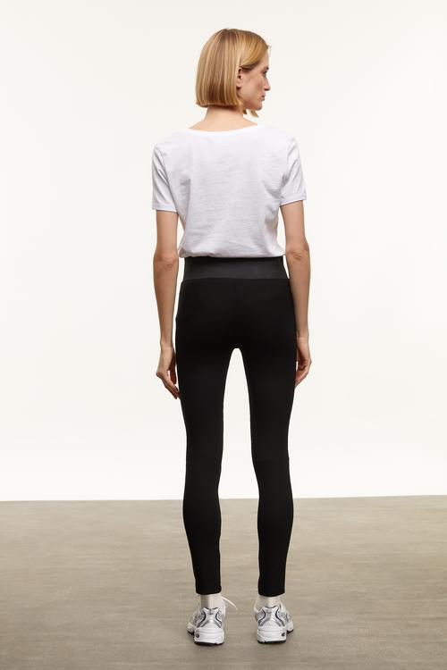  YÜKSEK BEL DİKİŞ DETAYLI TAYT