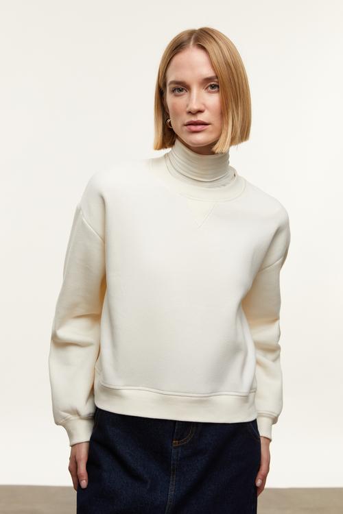  BİSİKLET YAKA SWEATSHIRT