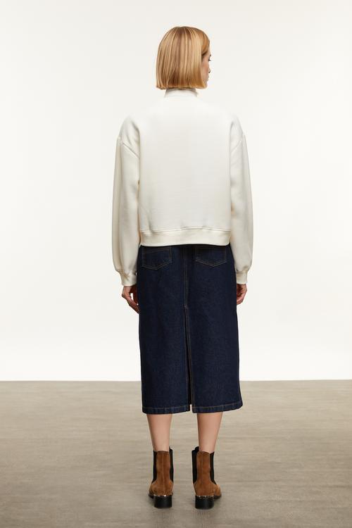  BİSİKLET YAKA SWEATSHIRT