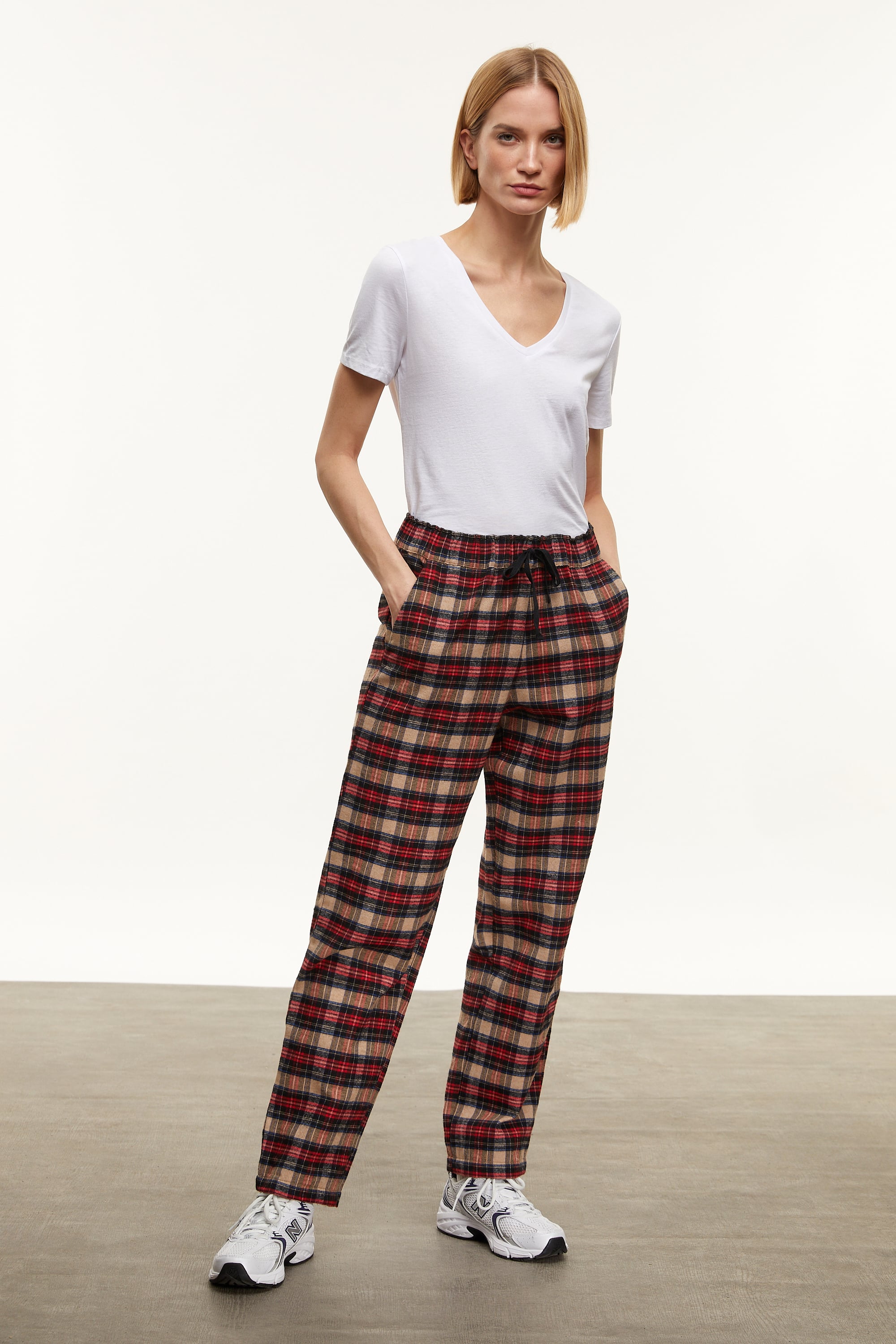 EKOSE DESENLİ PİJAMA ALTI