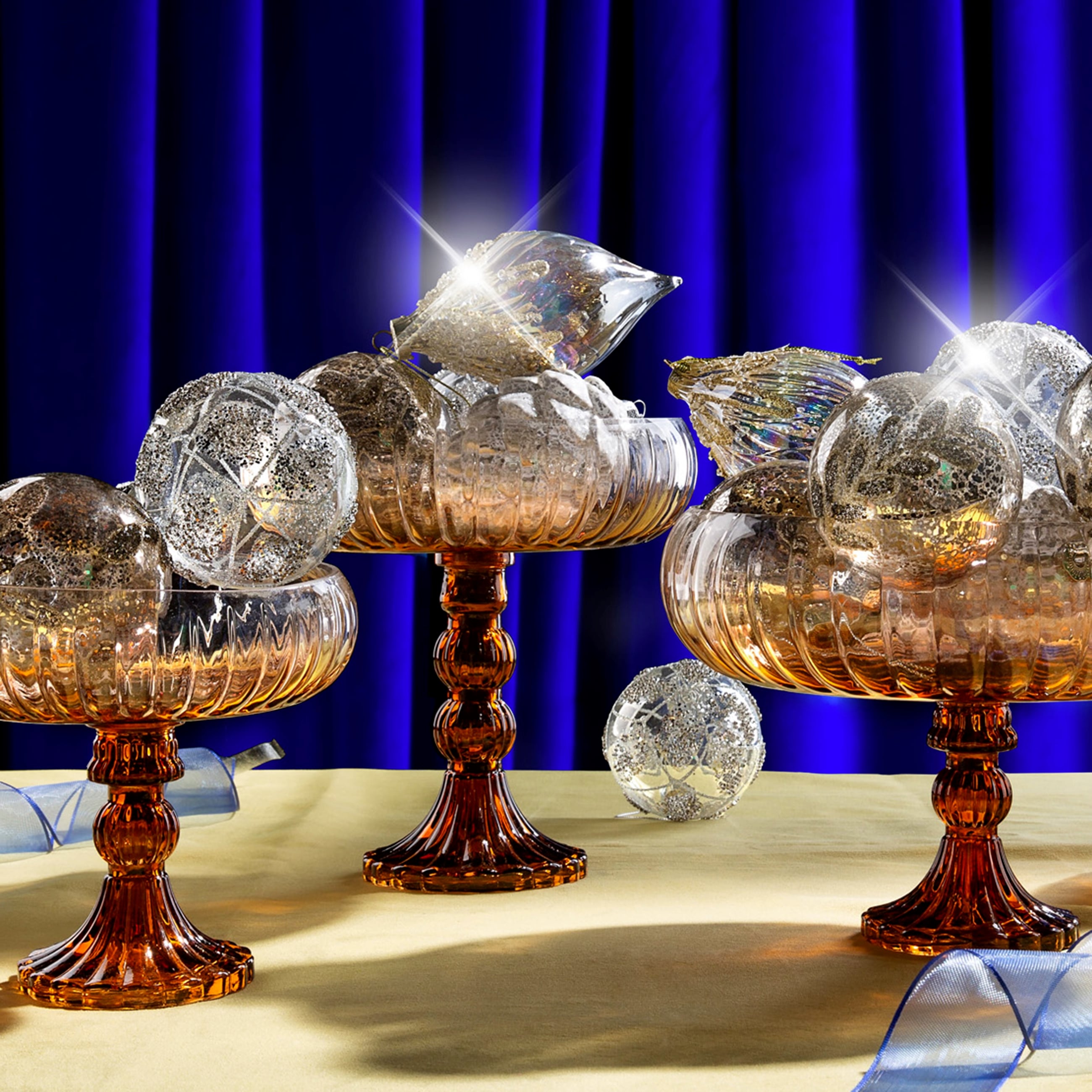 AYAKLI SUNUM AMBER 24 CM