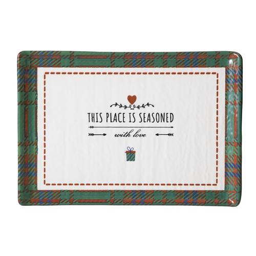  EKOSE DİKDÖRTGEN TABAK 24X17 CM