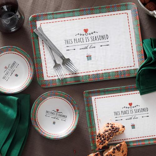  EKOSE DİKDÖRTGEN TABAK 24X17 CM