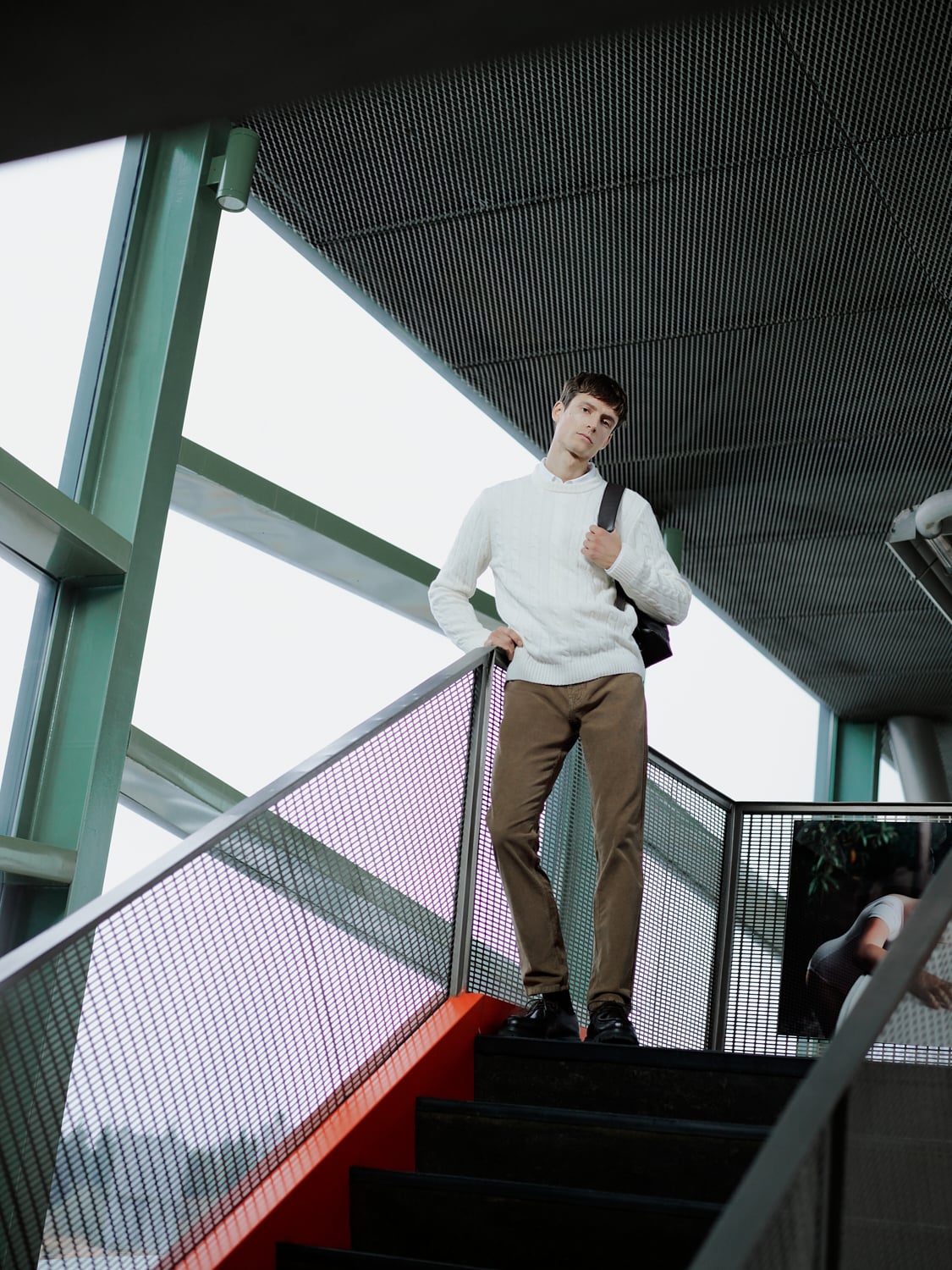 YÜN KARIŞIMLI SAÇ ÖRGÜ TRİKO KAZAK