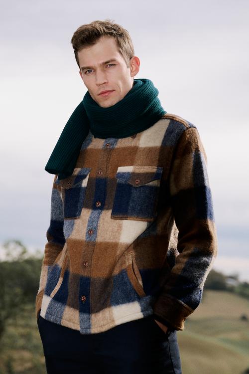  YÜN KARIŞIMLI EKOSELİ CEKET GÖMLEK