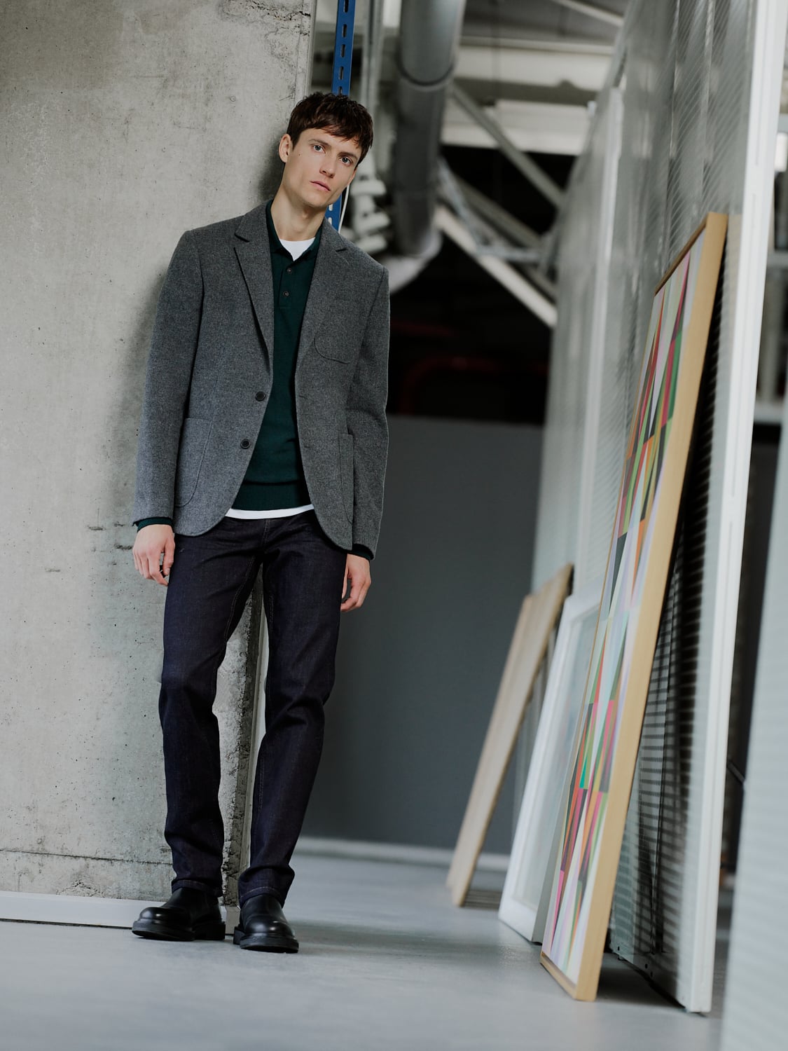 YÜN KARIŞIMLI BLAZER CEKET