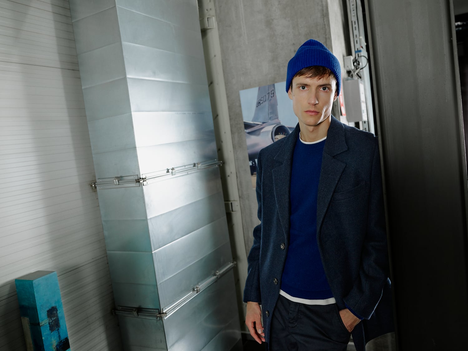 BİSİKLET YAKA YÜN KARIŞIMLI TRİKO KAZAK