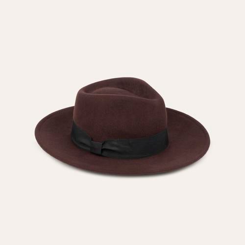 FİYONK DETAYLI FÖTR YÜN ŞAPKA