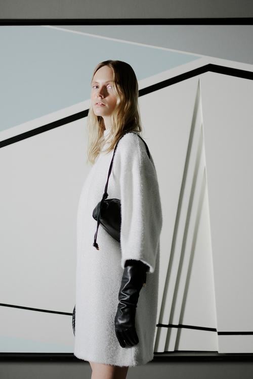  DOKULU A FORM MİNİ ELBİSE