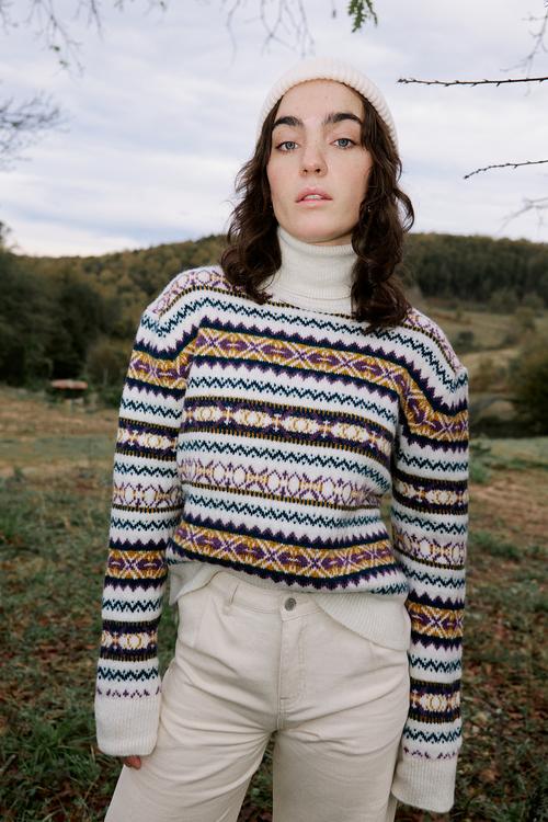  JAKARLI BALIKÇI YAKA TRİKO KAZAK