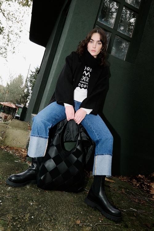  YÜN KARIŞIMLI KAŞE PALTO