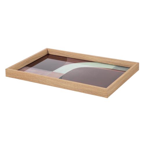  MARRON BROWN DEKORATİF TEPSİ 31X46CM