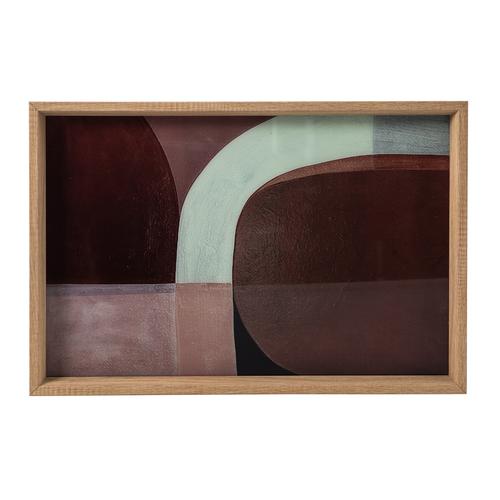  MARRON BROWN DEKORATİF TEPSİ 31X46CM