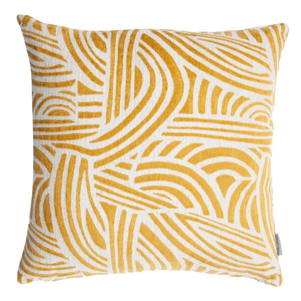 Mudo Home Alba Wave Kirlent Hardal 50X50 Renksiz