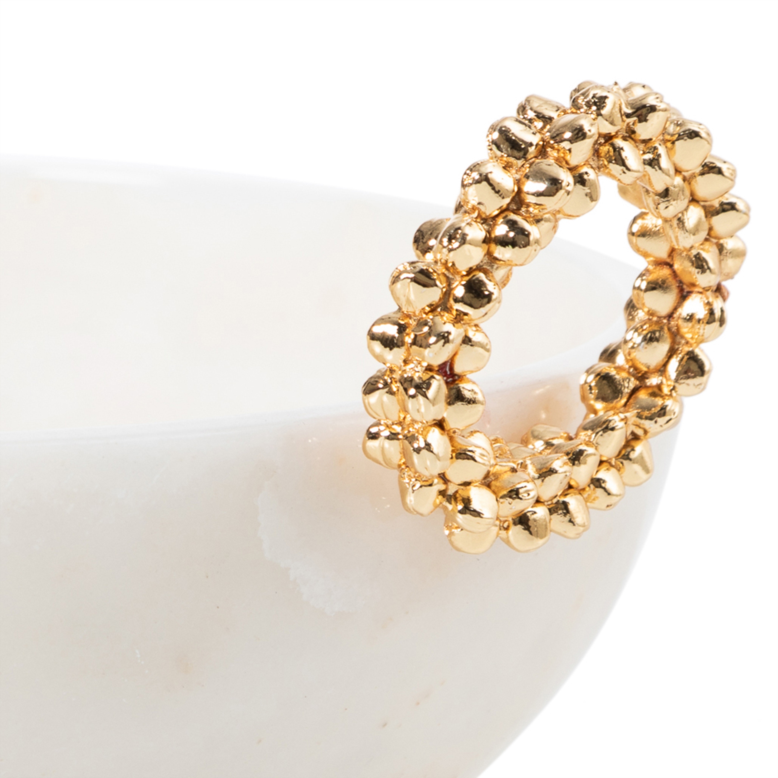 BELL DEKORATİF KASE MERMER 25 CM