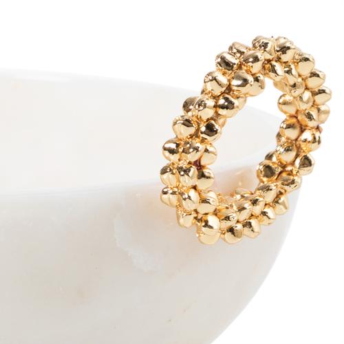  BELL DEKORATİF KASE MERMER 25 CM