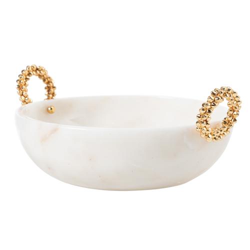  BELL DEKORATİF KASE MERMER 25 CM