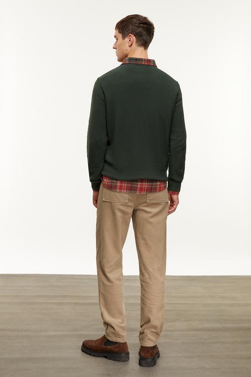  BİSİKLET YAKA TRİKO KAZAK