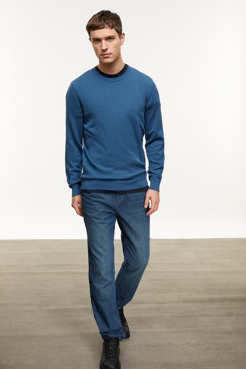  BİSİKLET YAKA TRİKO KAZAK