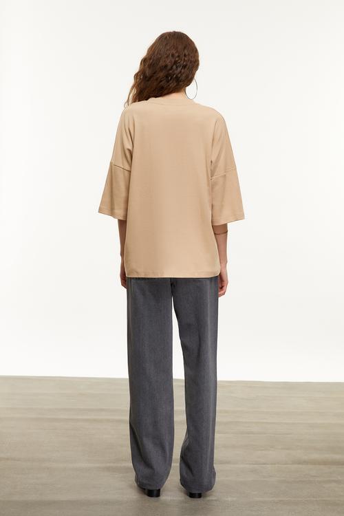  BİSİKLET YAKA KISA KOLLU T-SHIRT