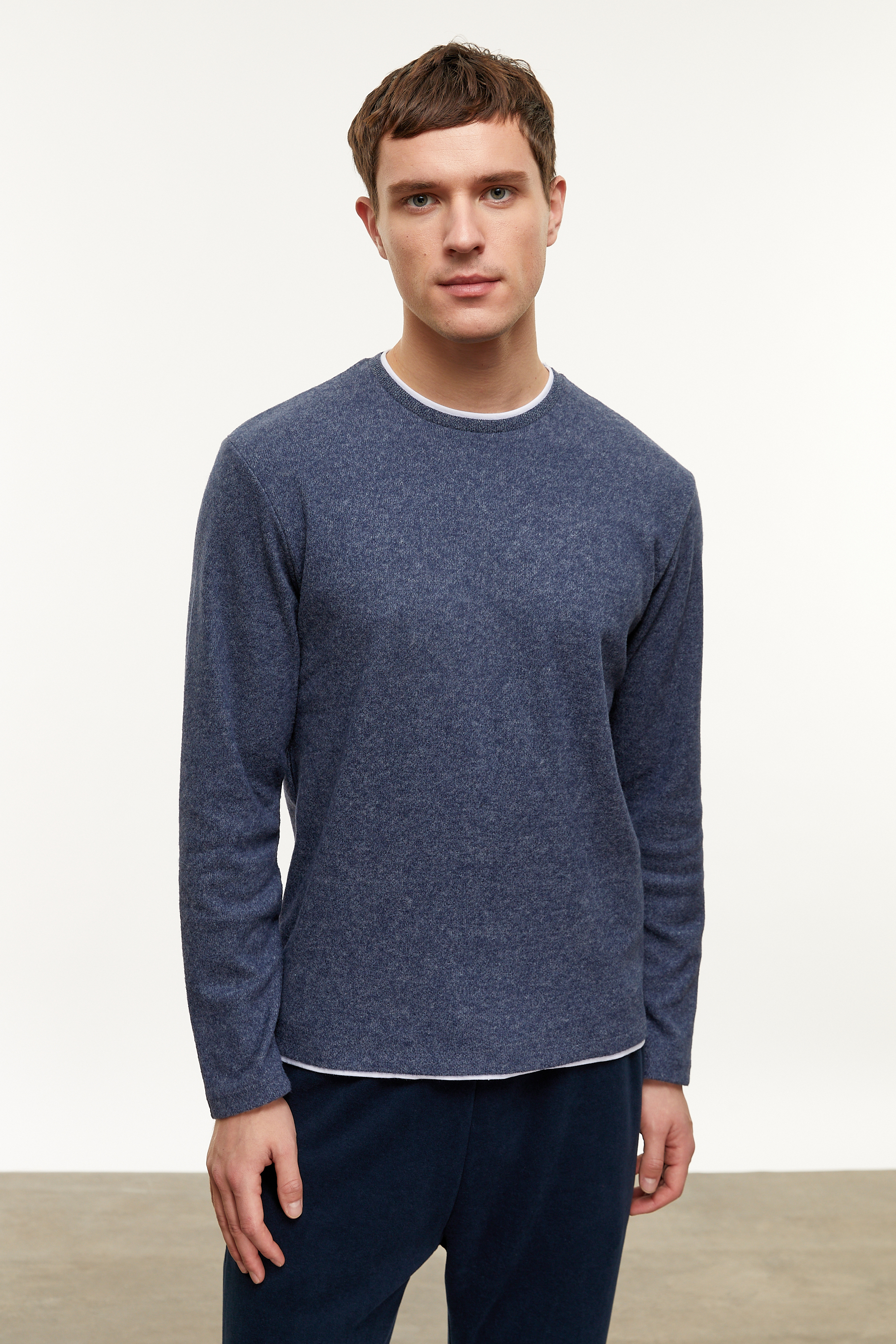 BİSİKLET YAKA SWEATSHIRT