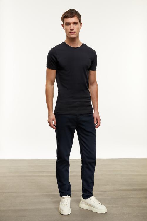  BİSİKLET YAKA KISA KOLLU T-SHIRT