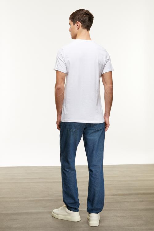  BİSİKLET YAKA KISA KOLLU T-SHIRT