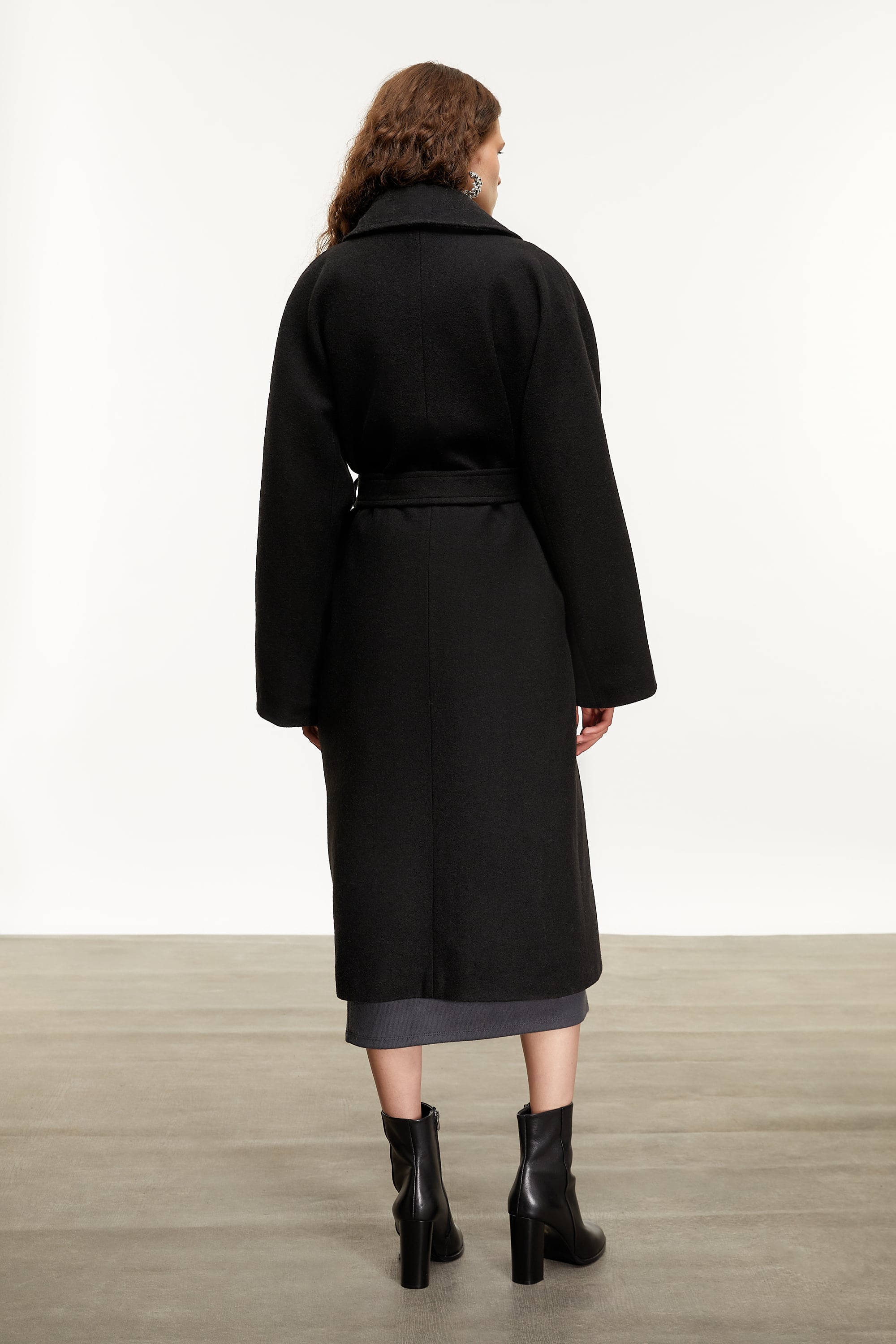 YÜN KARIŞIMLI KAŞE PALTO