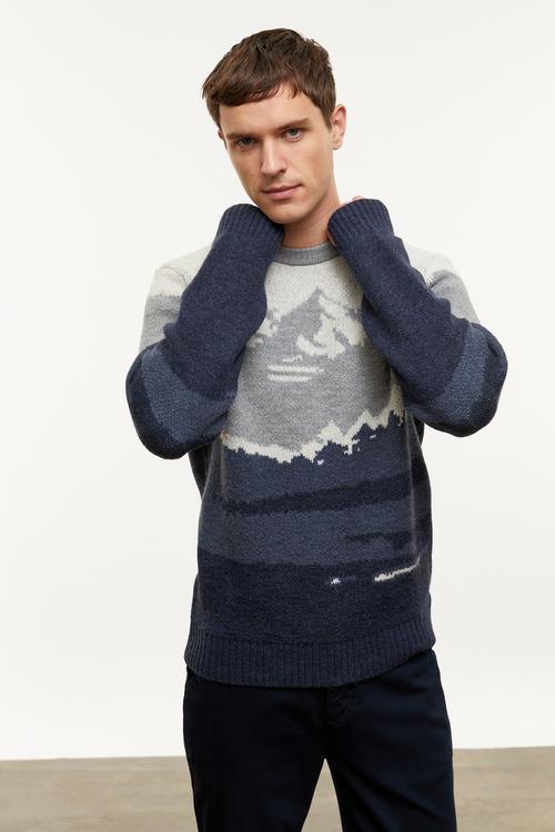  JAKARLI BİSİKLET YAKA TRİKO KAZAK