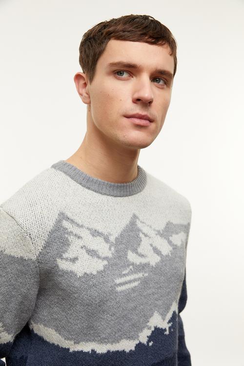  JAKARLI BİSİKLET YAKA TRİKO KAZAK