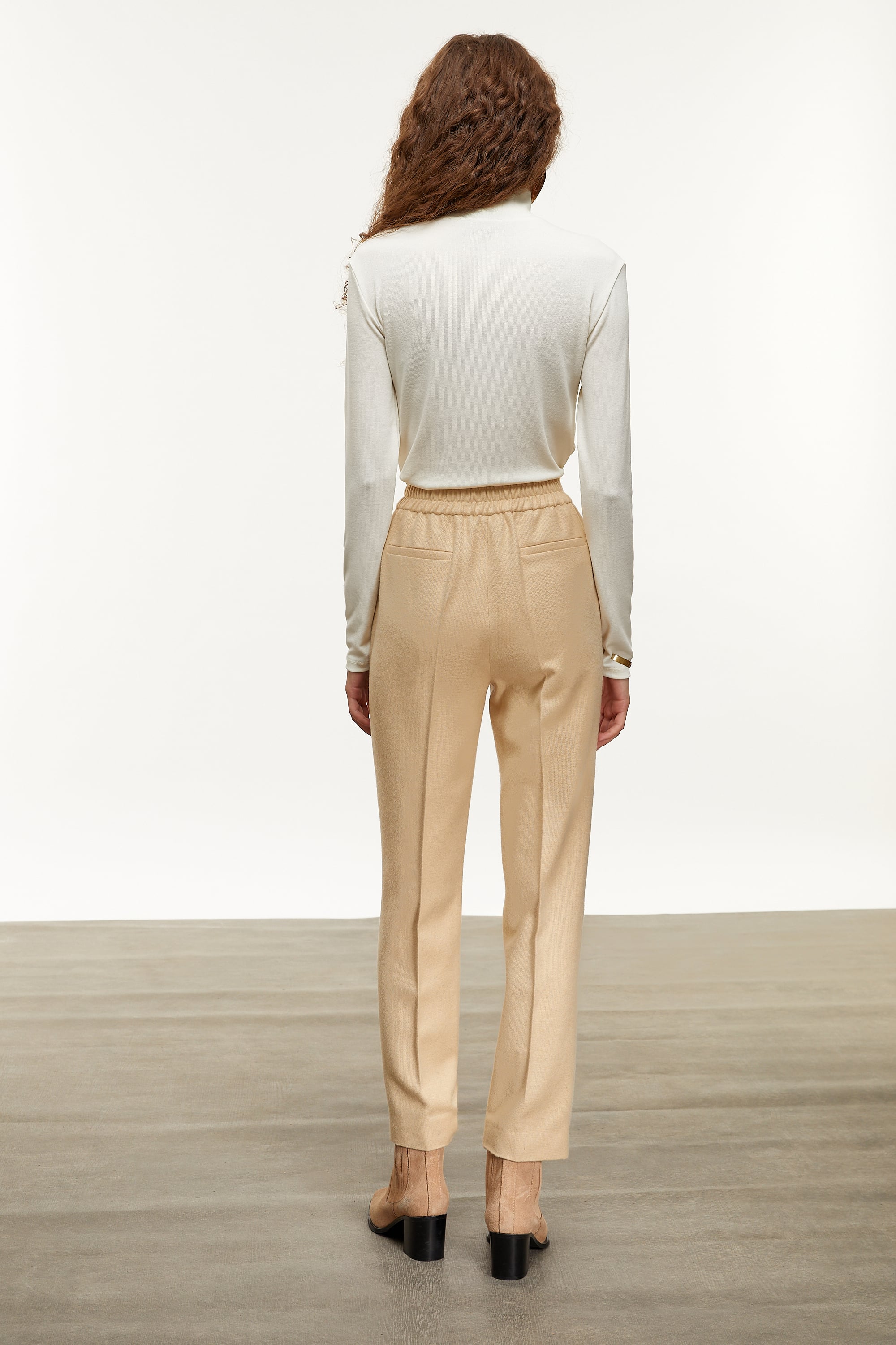 YÜN KARIŞIMLI HAVUÇ PANTOLON